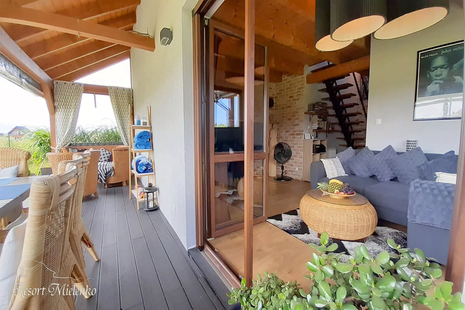 Dom MARCO POLO w Mielenku-Terrace balcony