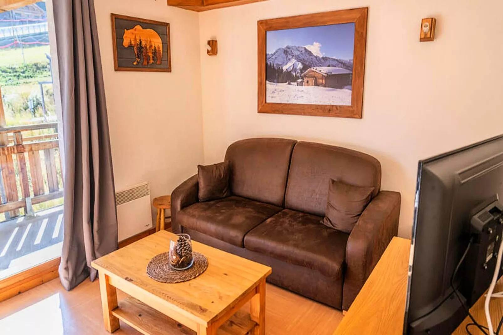 Résidence Le Parc Des Airelles - Wohnzimmer