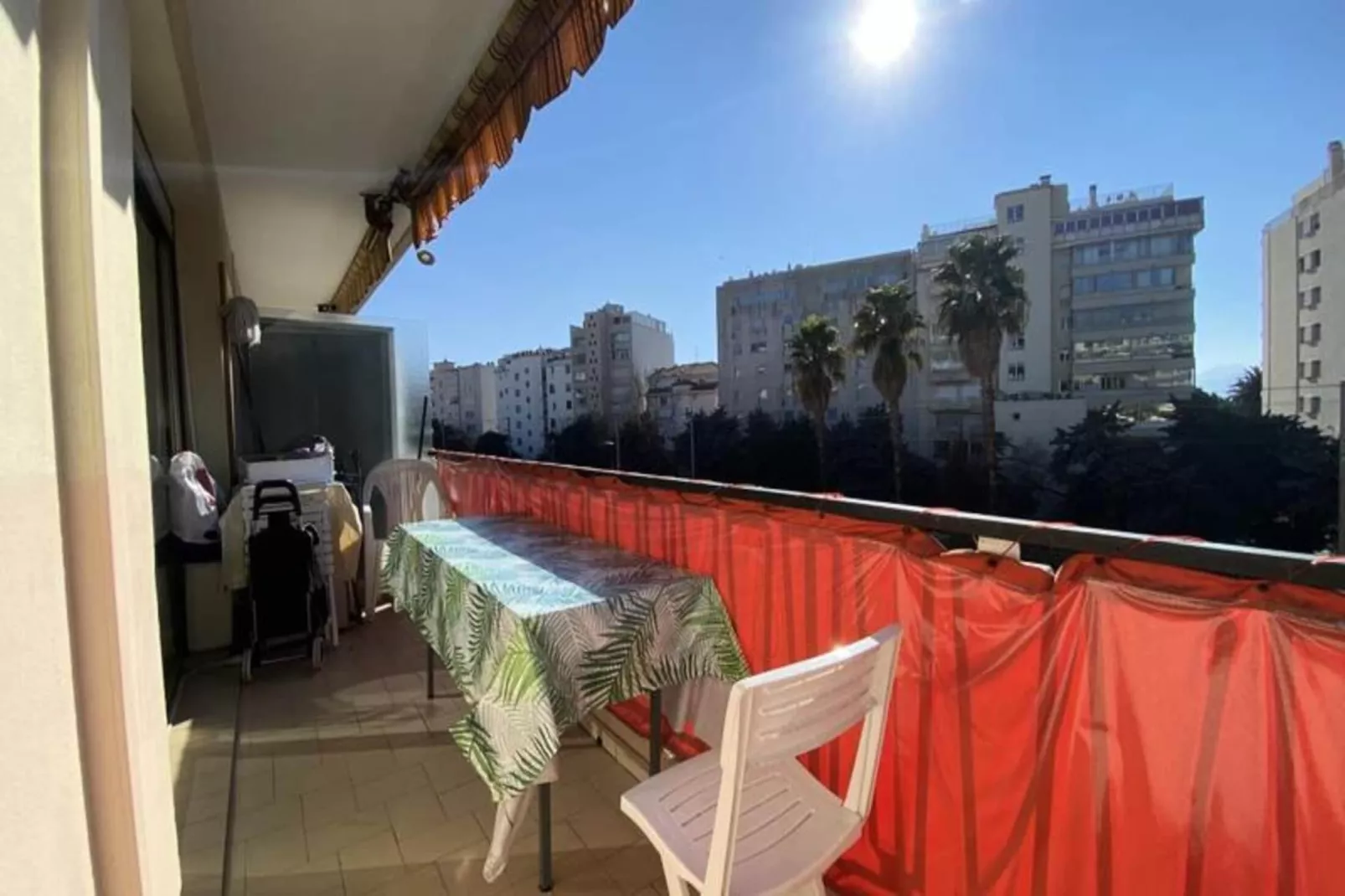 Résidence 2 Pi&egrave;ces Plein Sud &agrave; 300m De La Croisette ☀live In Le Bosquet☀-Terrasse/Balkon