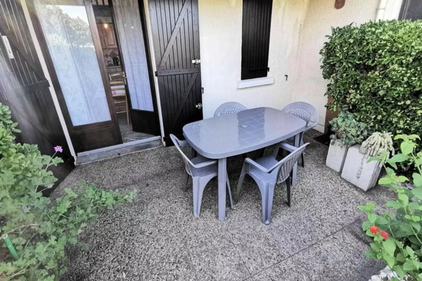 Résidence Village Merlin-Terrasse/Balkon