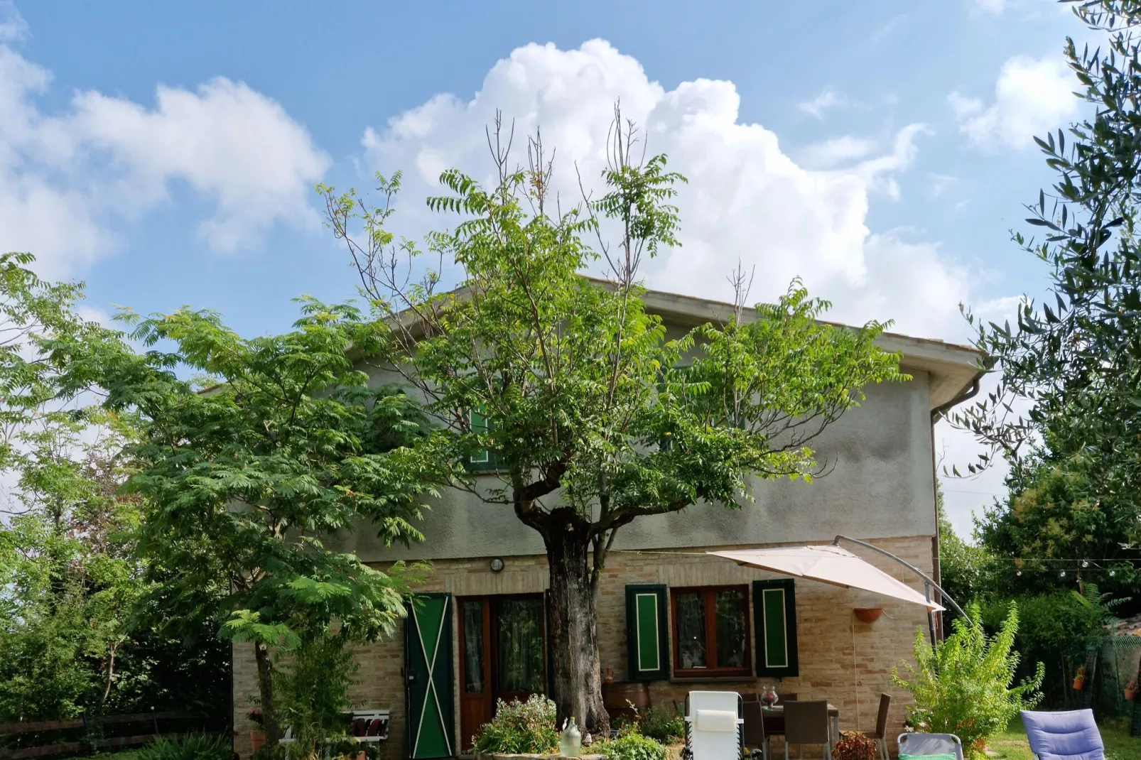Holiday home dei Pavoni Montemaggiore con Piscina privata-Exterior summer