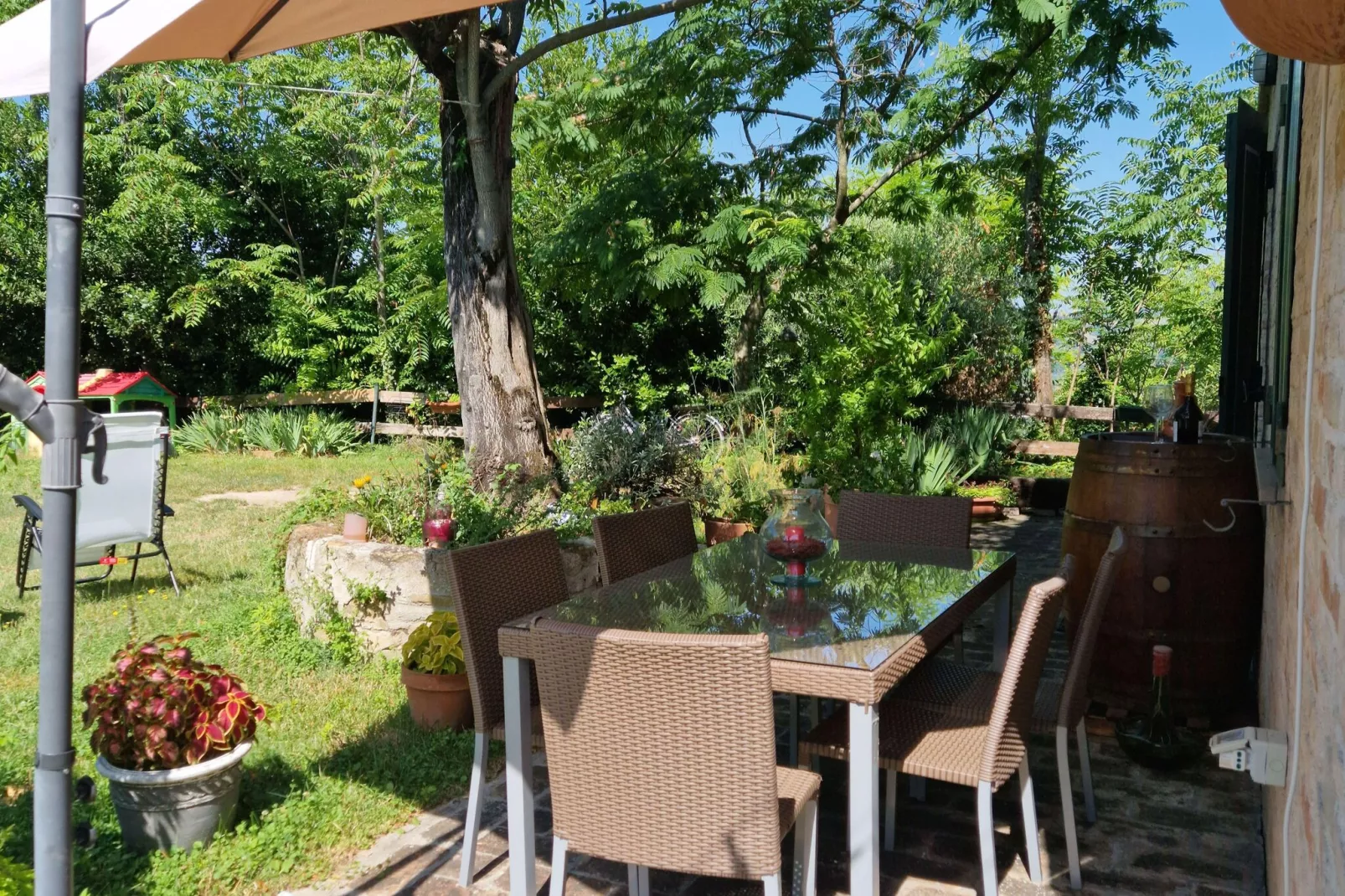 Holiday home dei Pavoni Montemaggiore con Piscina privata-Terrace balcony