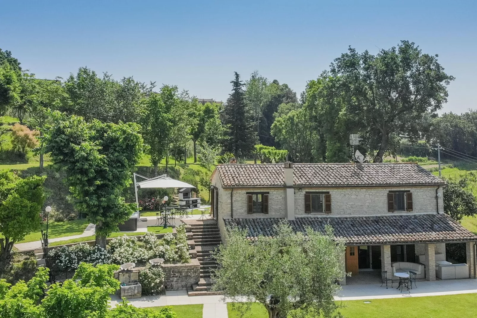Villa Anna-Außenbereich Sommer