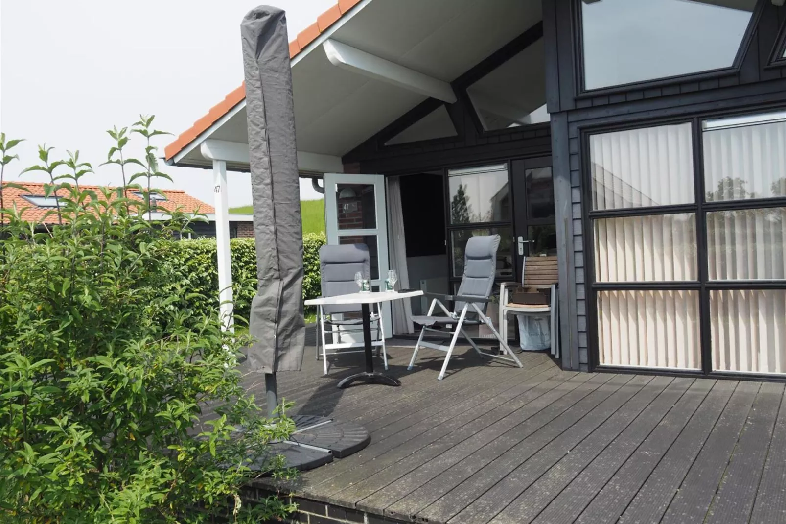 Dichtbij de Oosterschelde-Terrace balcony