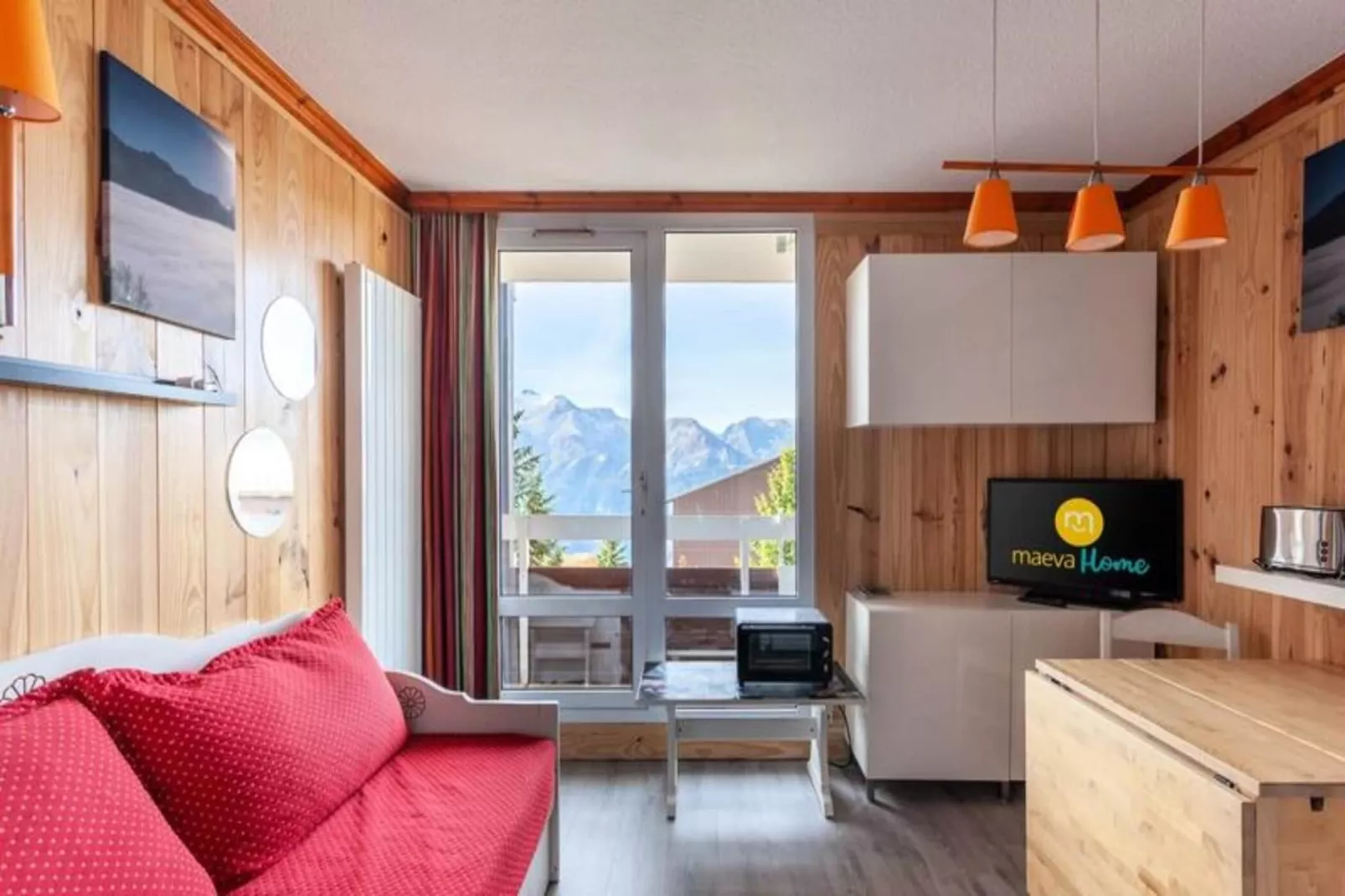 Résidence Les Horizons d'Huez - maeva Home-Wohnzimmer