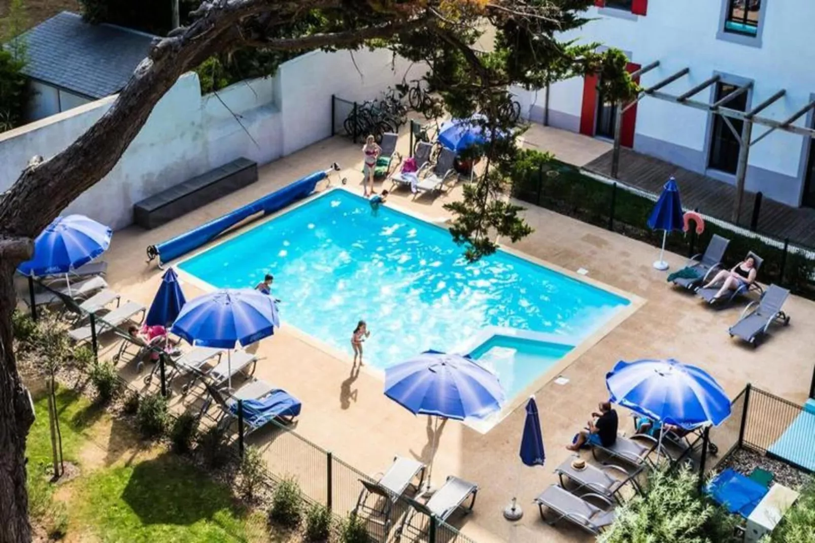 Résidence Prestige Odalys de la Plage-Außenbereich Sommer