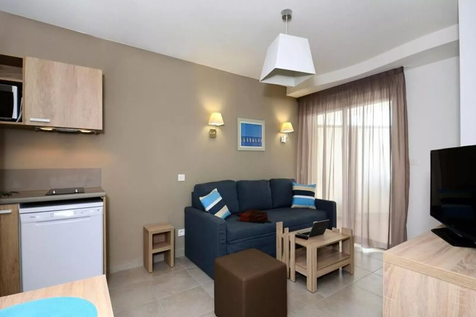 Résidence Odalys Le Lotus Blanc ***-Wohnzimmer