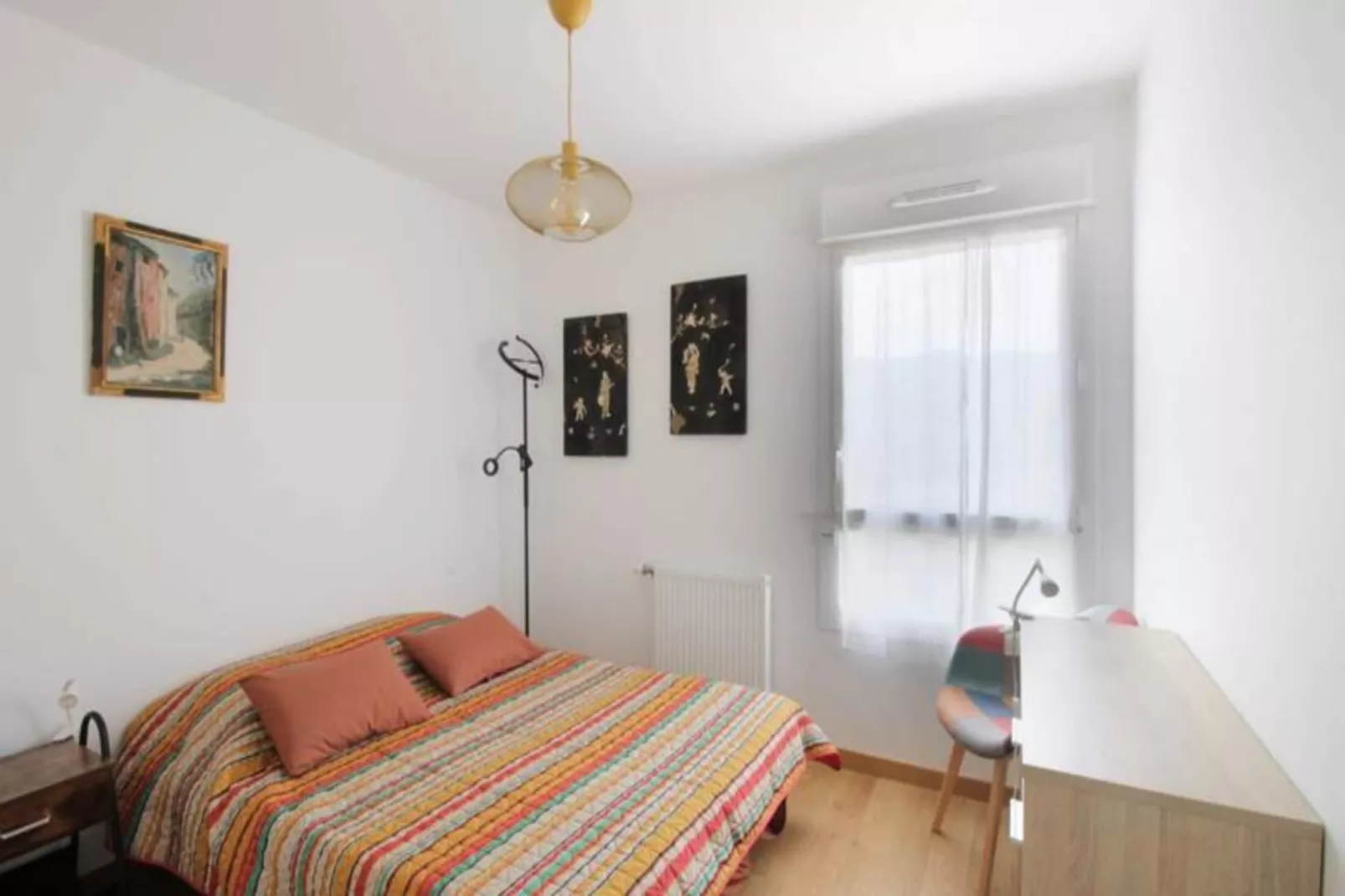 Confortable T3 Avec Terrasse Et Garage !-Bedroom