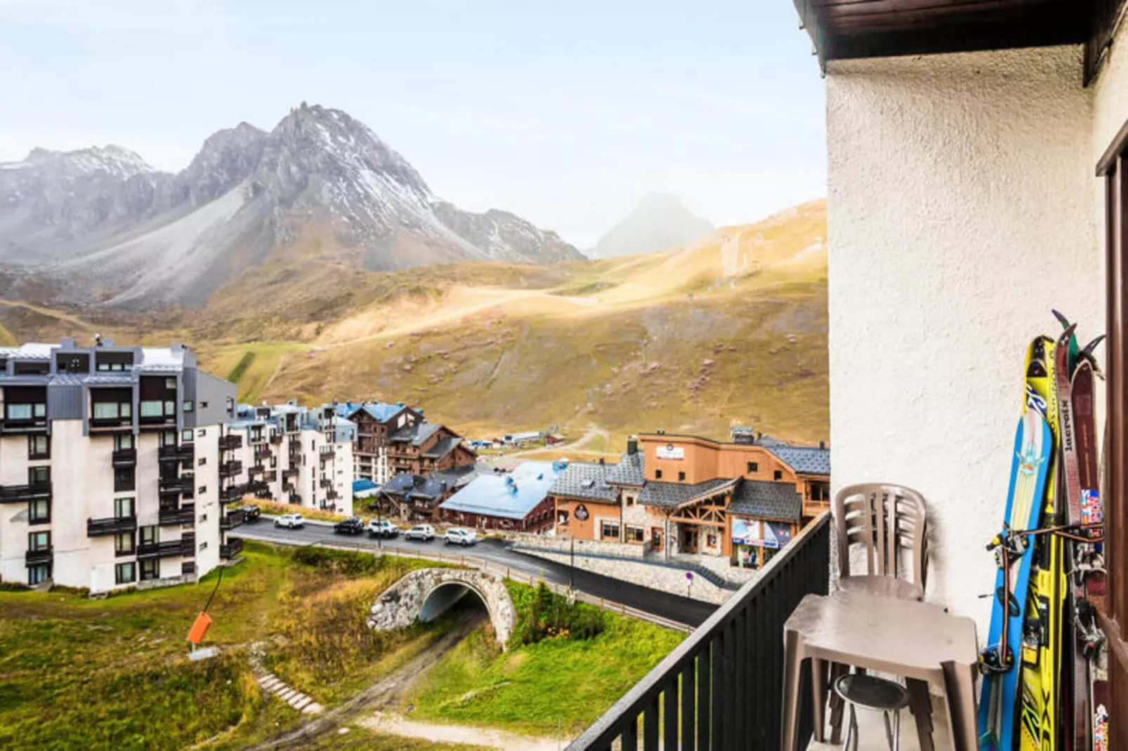 Appartement à Tignes avec accès direct aux pistes-Terrasse / balcon