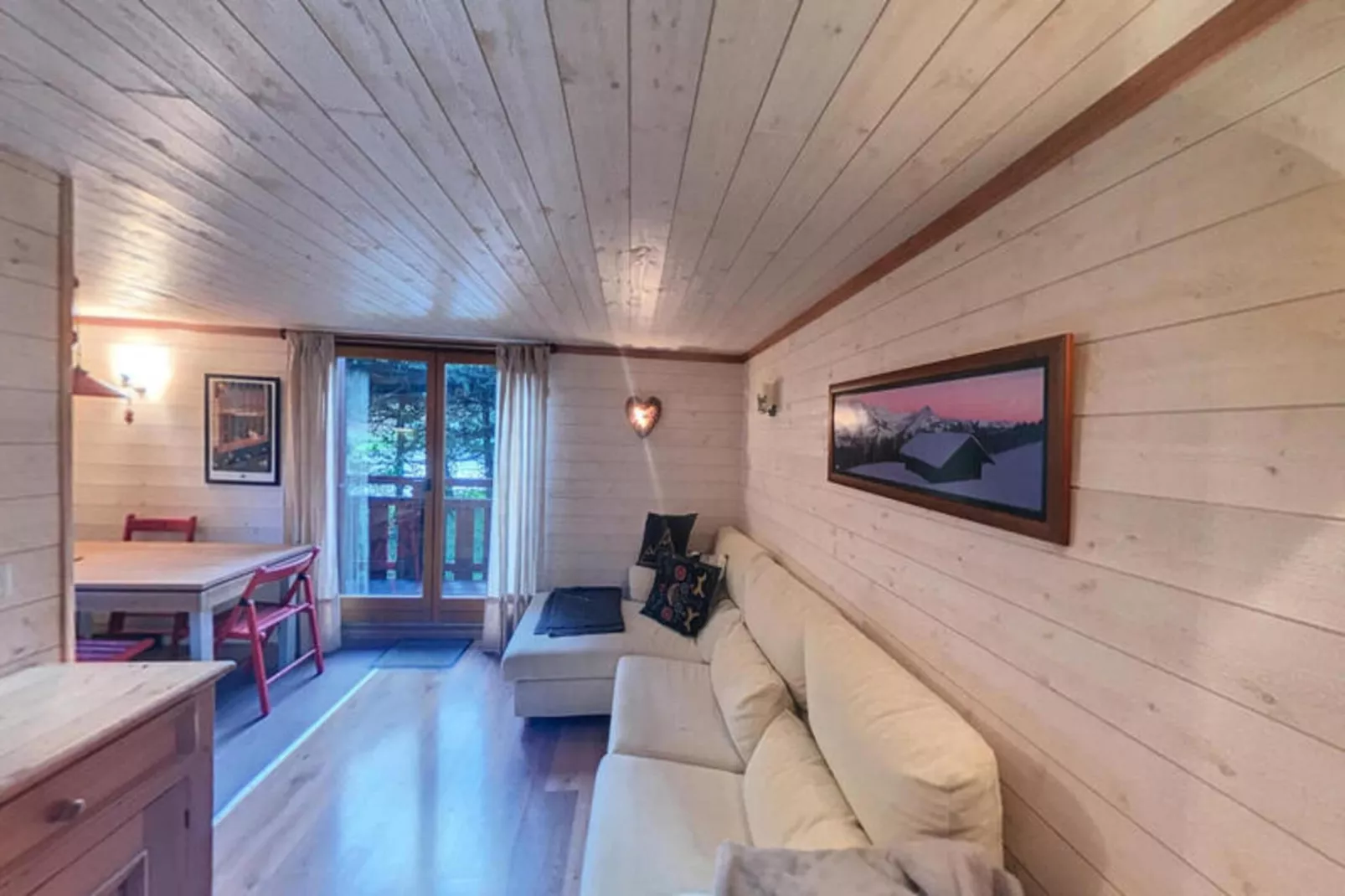 Chalets à Les Carroz-d'Arâches-Wohnzimmer