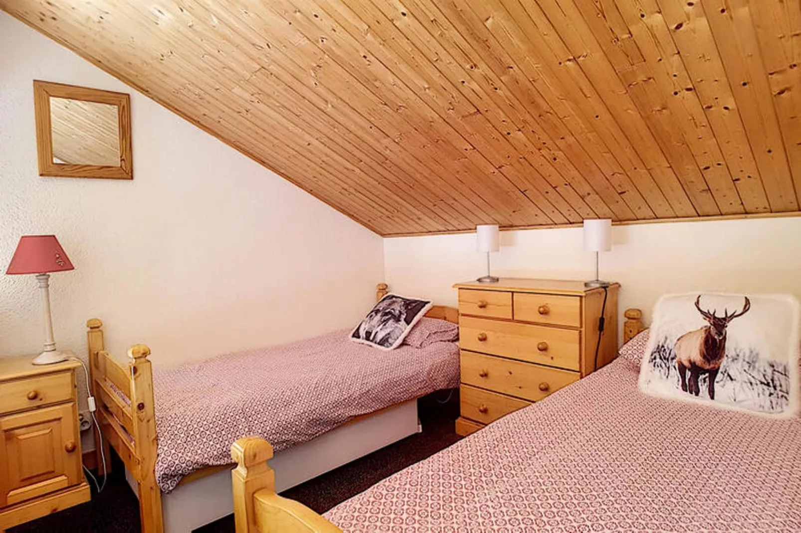 Appartements à Saint Jean d'Aulps-Chambre