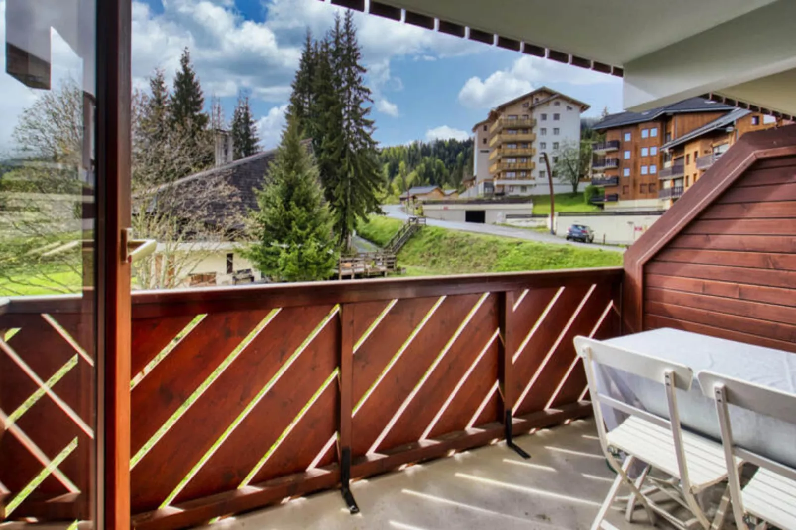 Résidence Hauts Des Esserts-Terrasse/Balkon