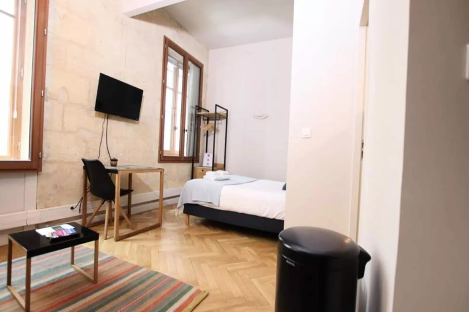 Magnifique Studio Bordelais En Plein Coeur De La Ville-Bedroom