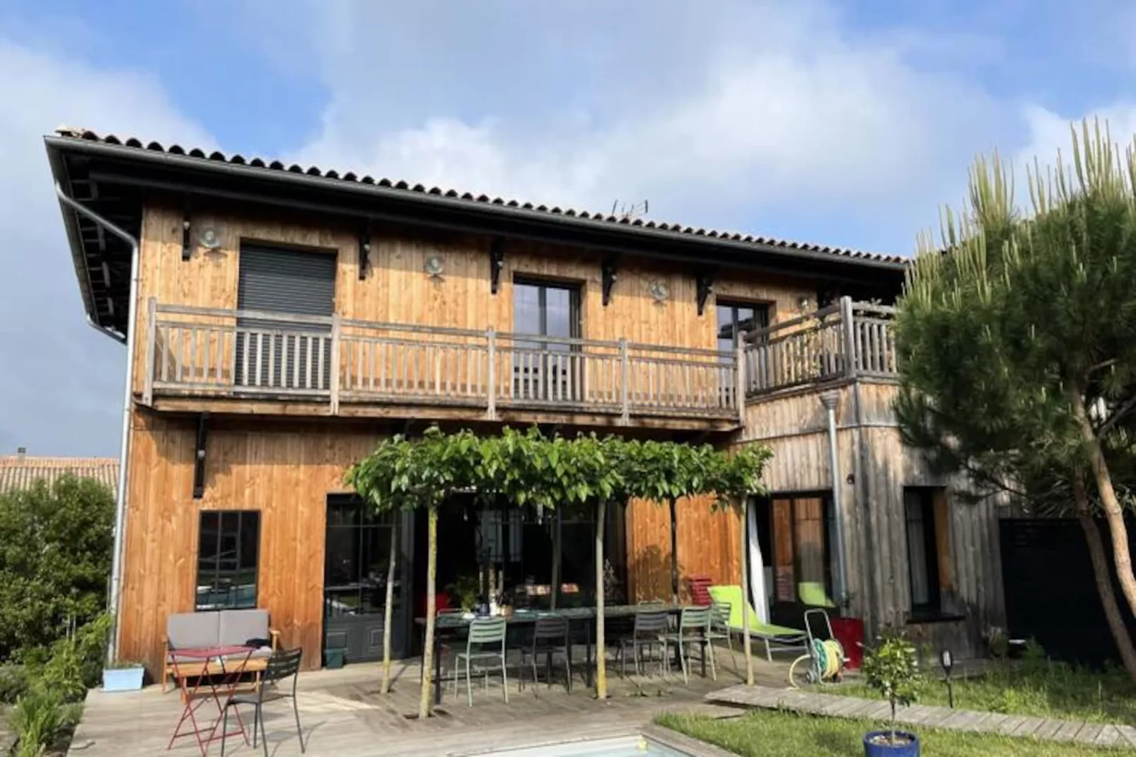 Villa Avec Piscine Et Climatisation: Paradis Familial Pr&egrave;s D'arcachon-Image-tags.