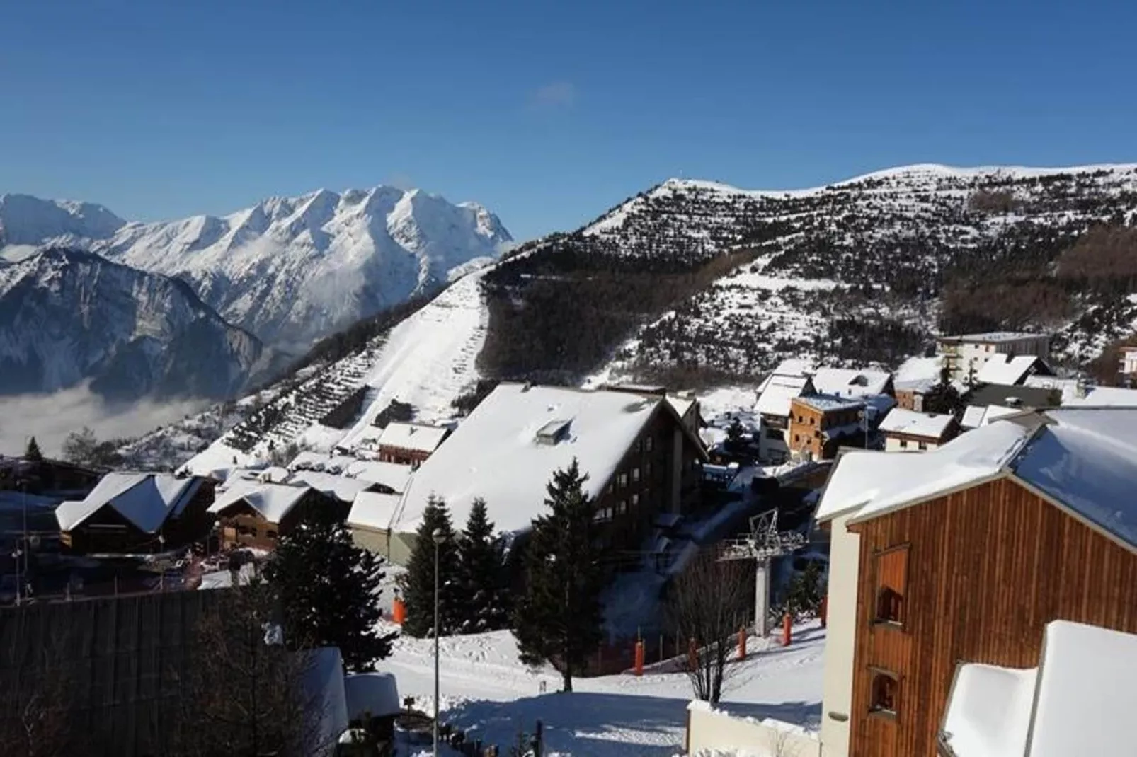 Résidence Helios - Vue d'hiver