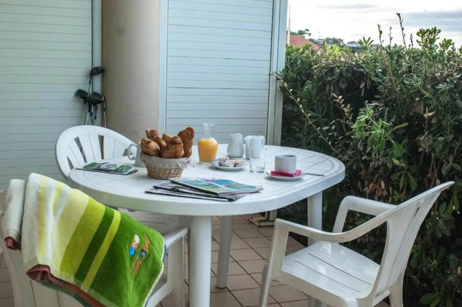 Résidence Mer & Golf Eugénie****-Terrasse/Balkon