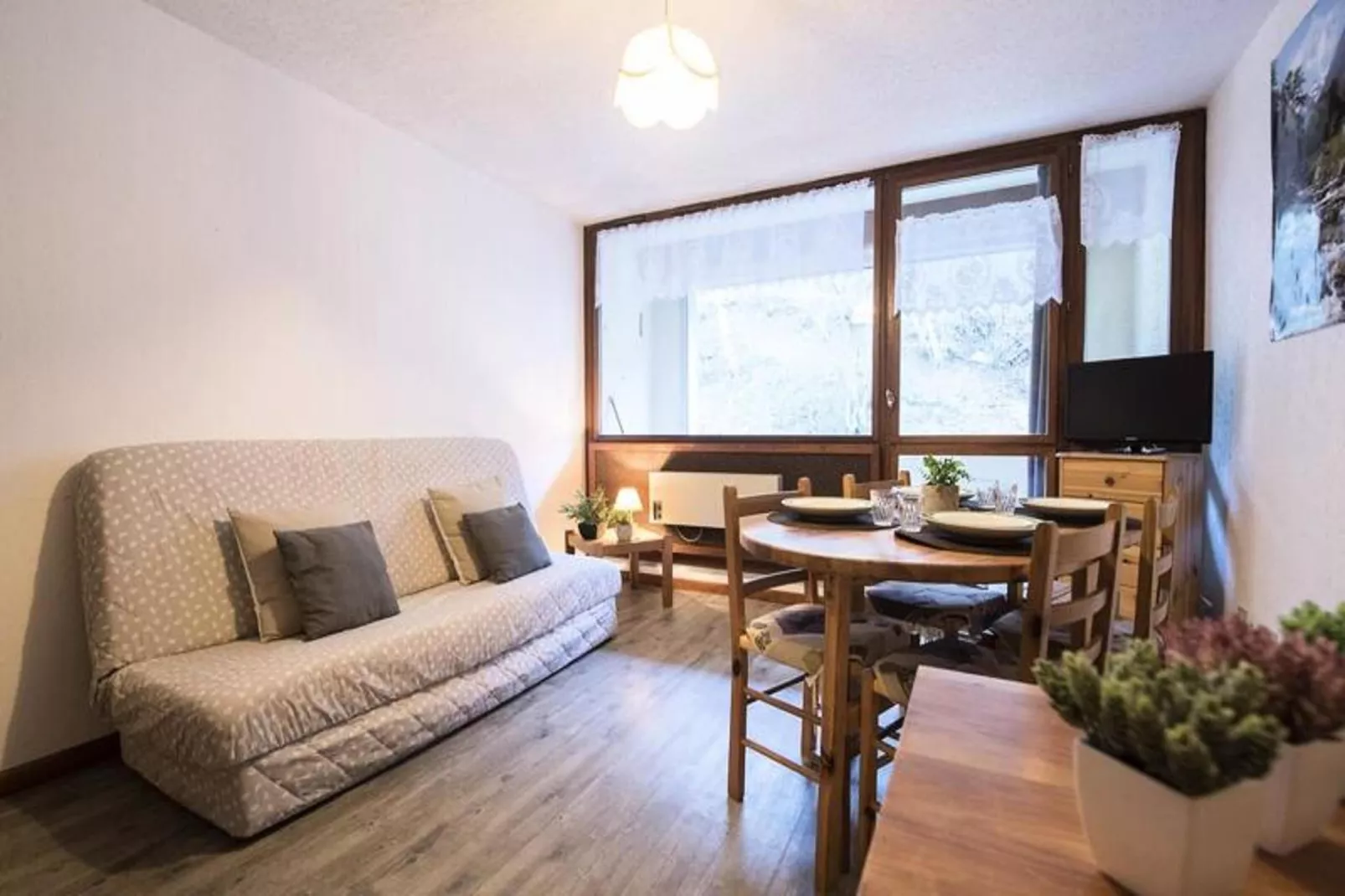 Résidence Aurette:port Bielh-Esszimmer