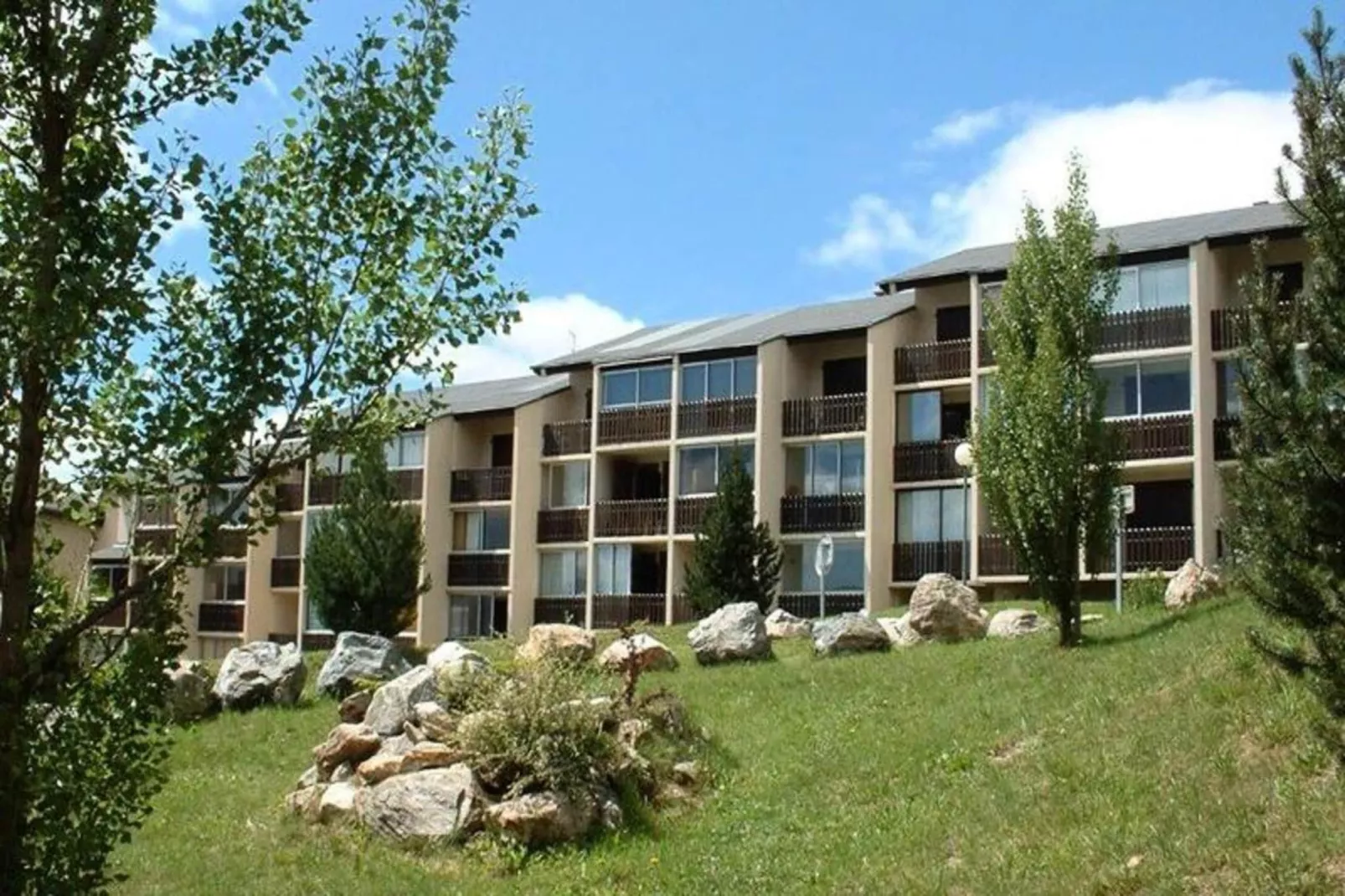 Résidence Le Grand Tétras-Außenbereich Sommer