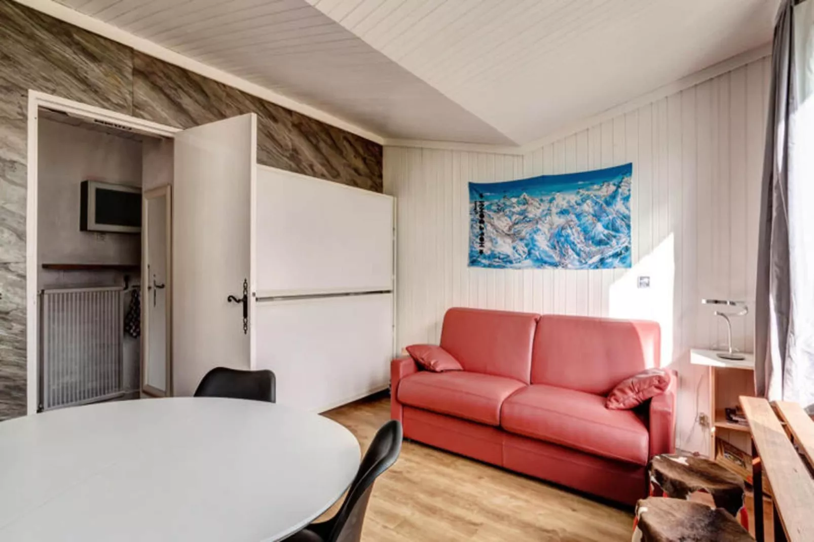 Appartement à Tignes avec accès direct aux pistes-Salon