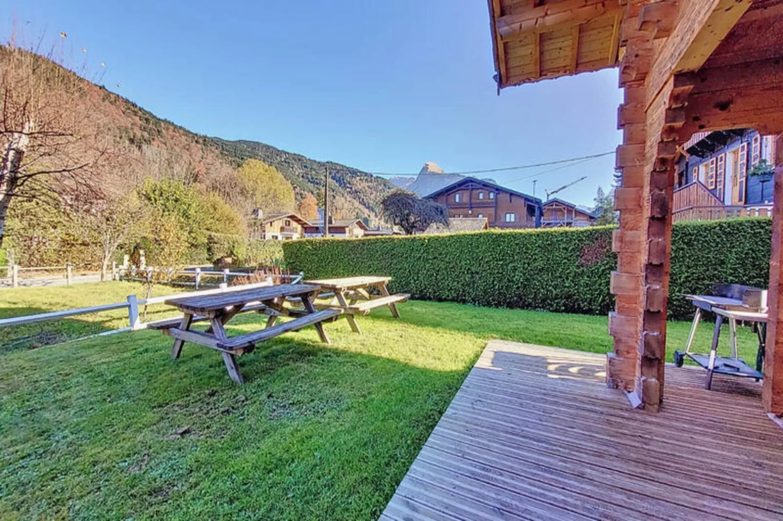 Chalets à Morzine-Terrasse/Balkon