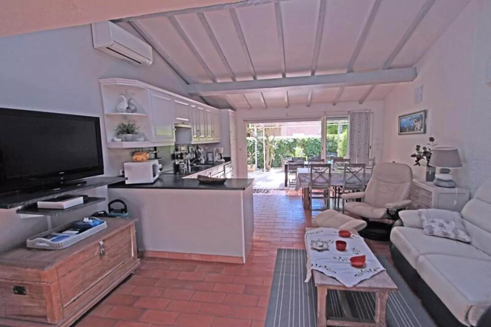 Résidence Les Bleuets D'azur-Wohnzimmer