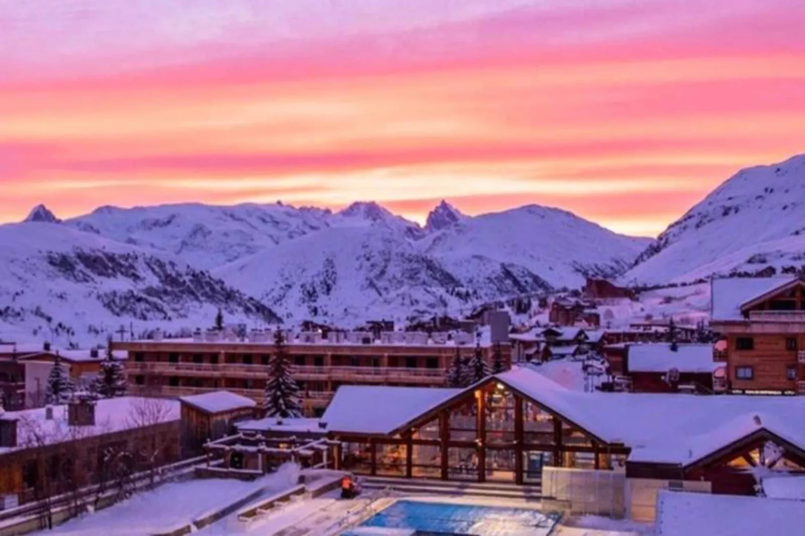Résidence Res.de L'alpe - Außenbereich Winter