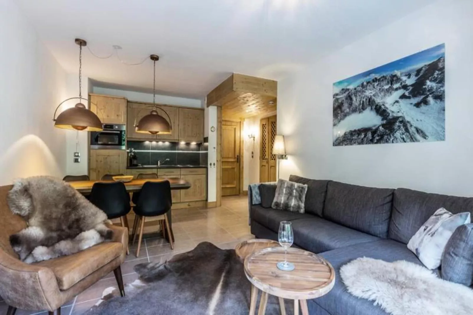 Résidence La Grange Aux Fees-Living room