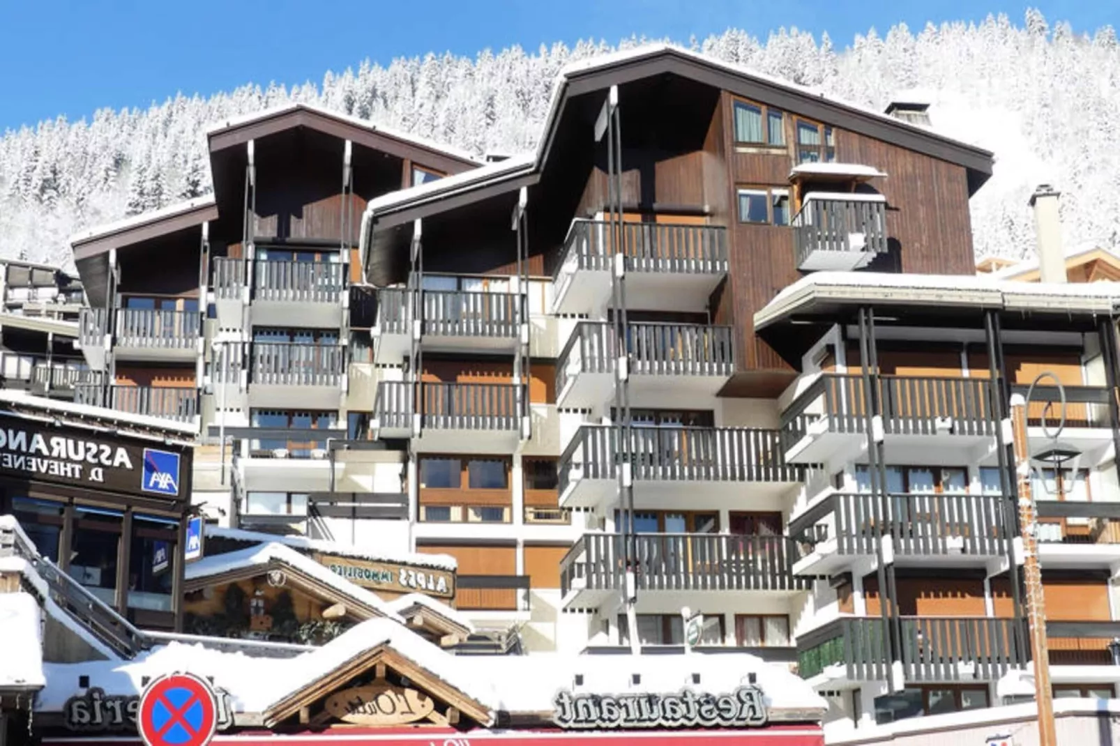 Appartements à La Clusaz-Exterior in winter
