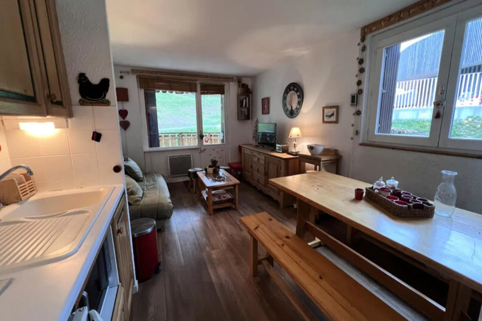 Appartements à La Clusaz-Exterior in summer