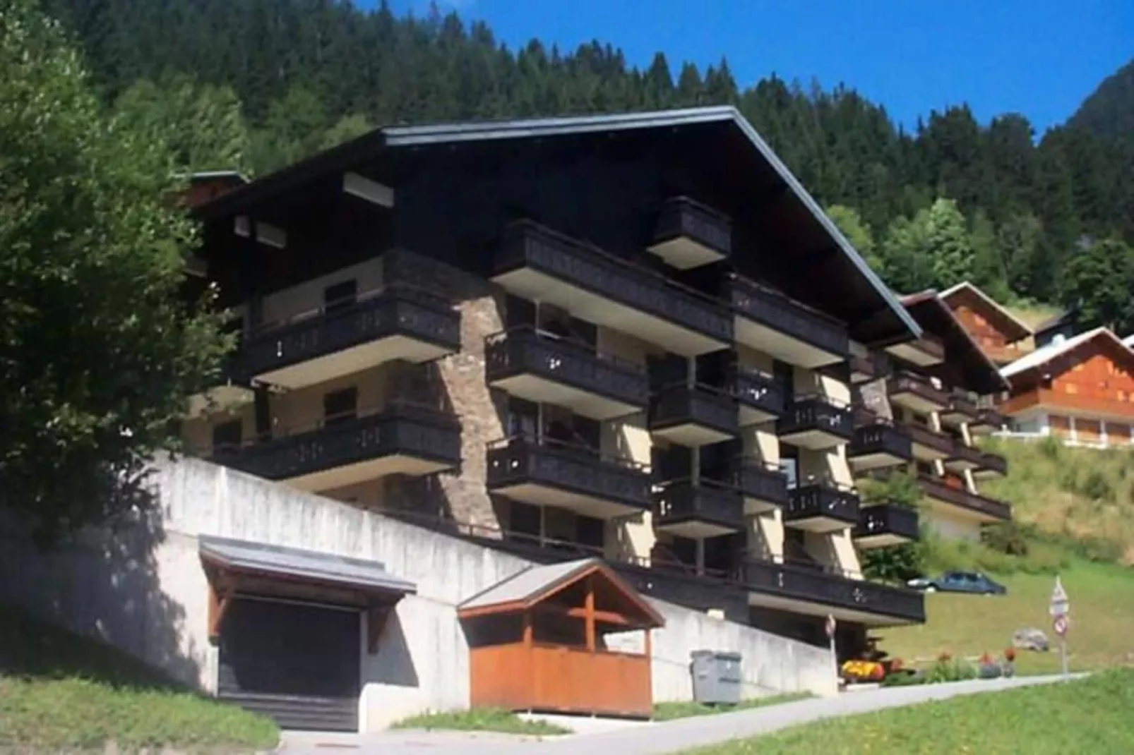 Résidence Le Yeti-Außenbereich Sommer