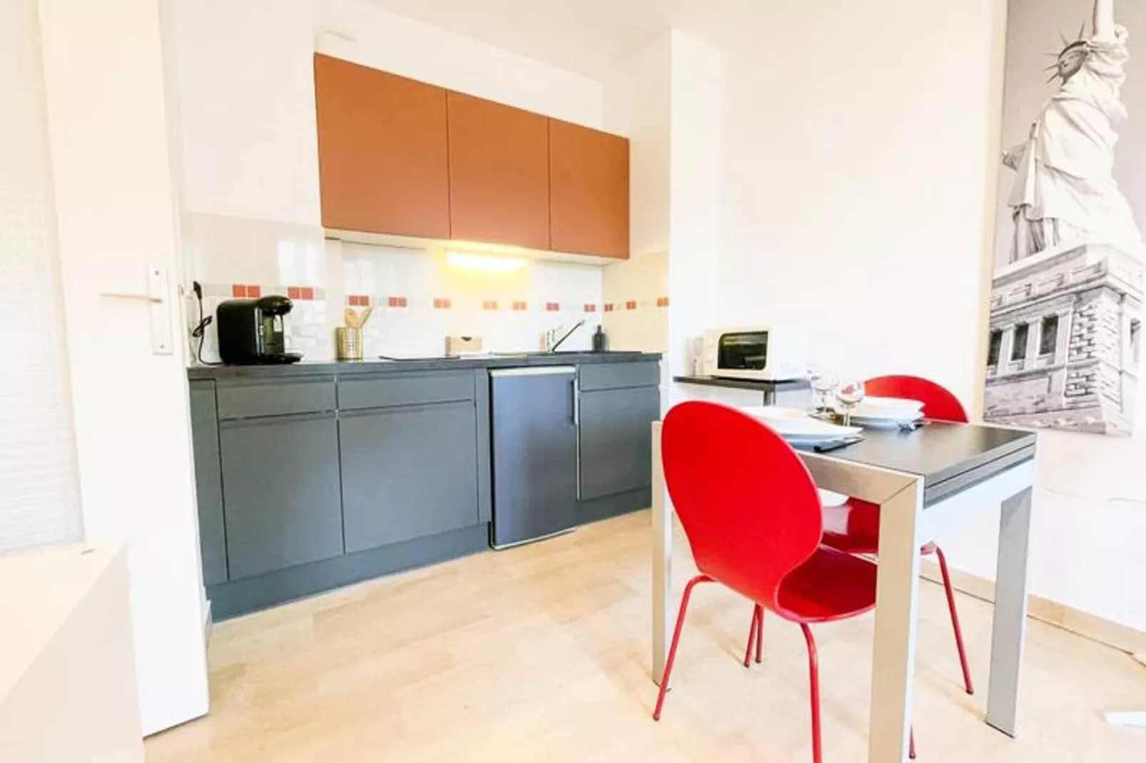 La Pause Grenobloise  - Studio - Balcon-Esszimmer