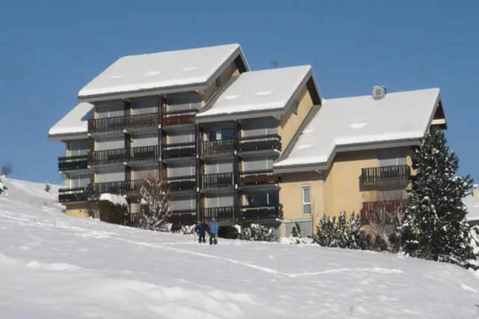 Résidence La Fleur Du Roy - Exterior in winter