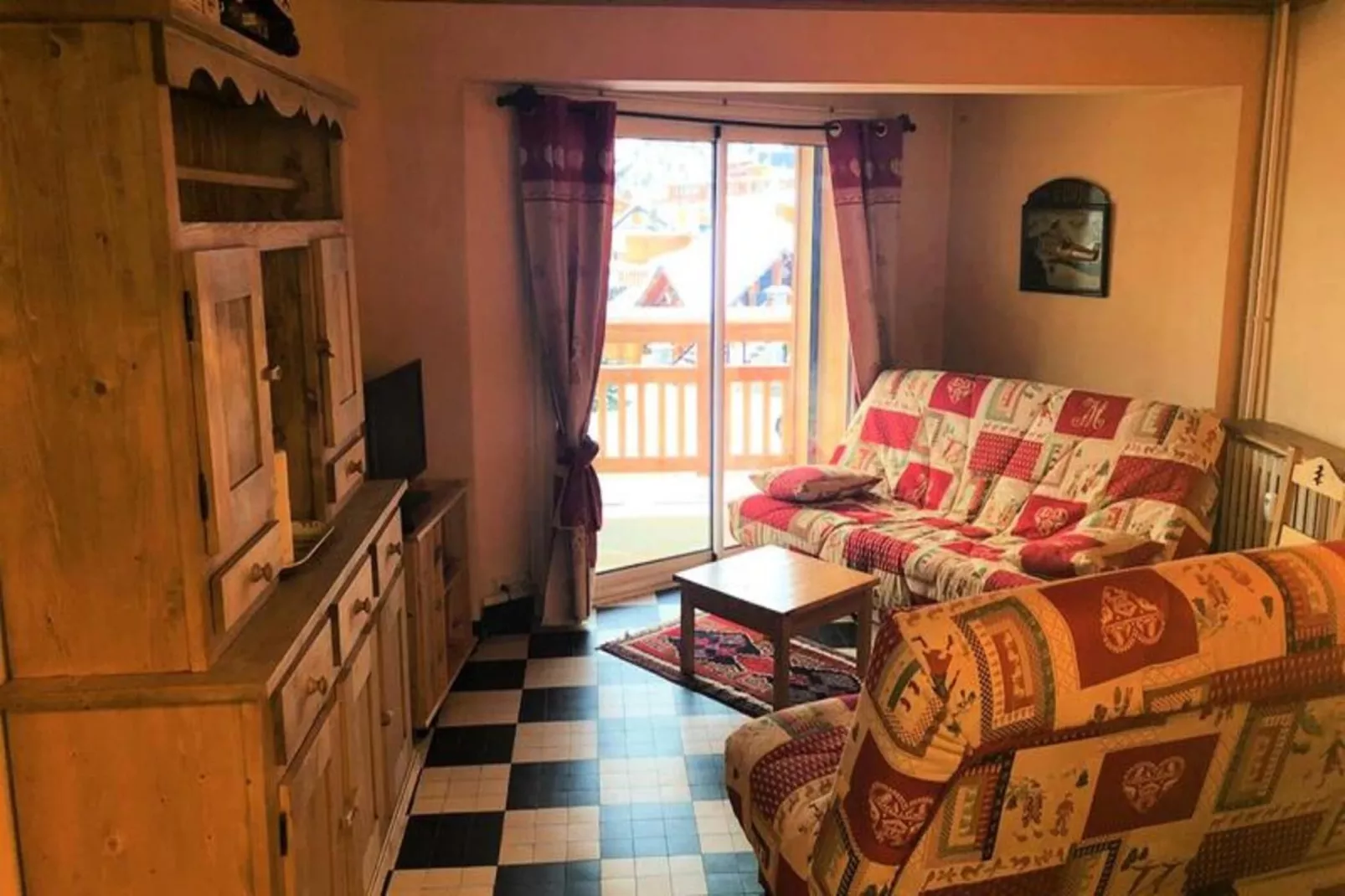 Résidence Res.de L'alpe - Wohnzimmer