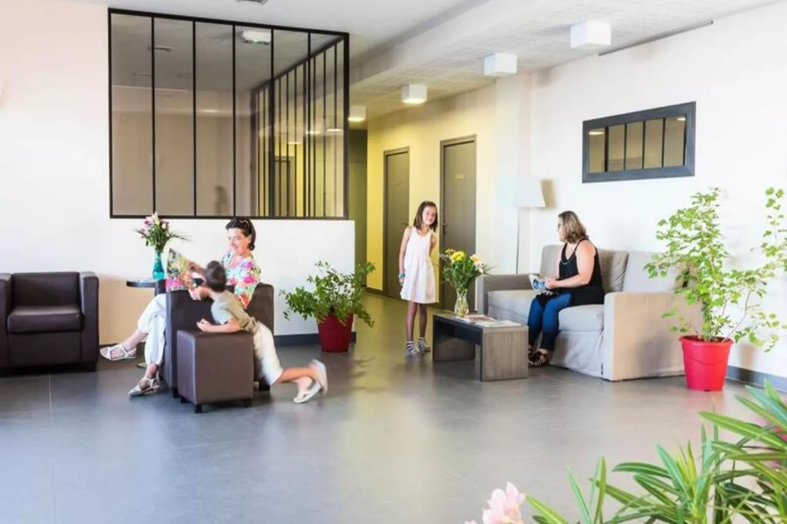 Résidence Prestige Odalys de la Plage-Außenbereich Sommer