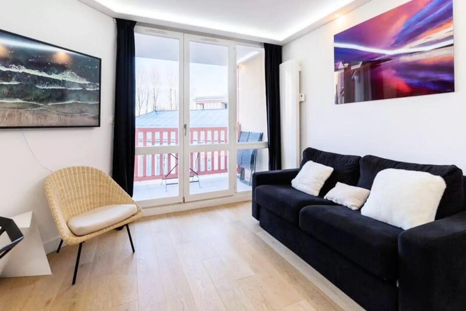 Résidence Sublime T2  Pour 4 Personnes, R&eacute;nov&eacute; Avec Piscine Tennis Parking Wifi-Wohnzimmer