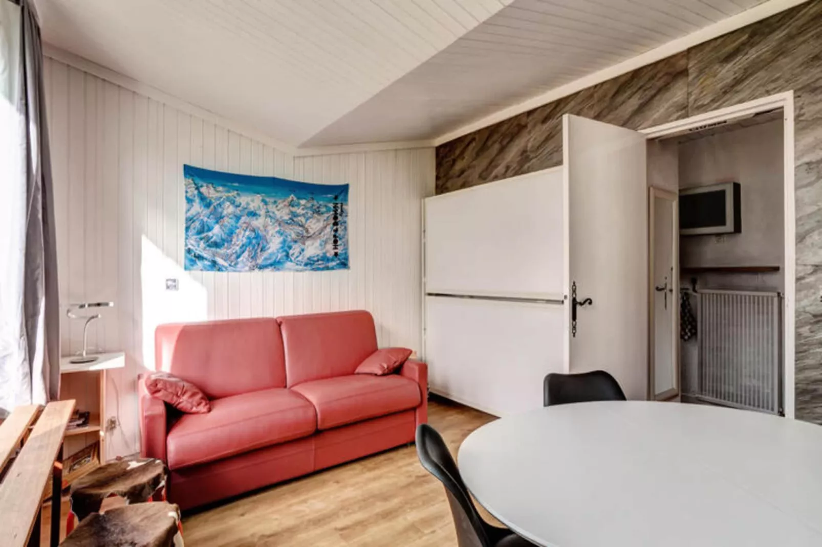 Appartement à Tignes avec accès direct aux pistes-Salon