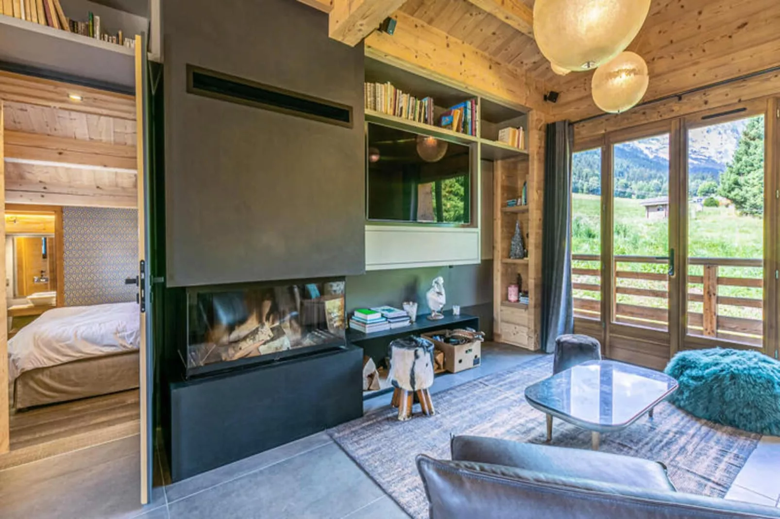 Chalet Mouflon-Living room
