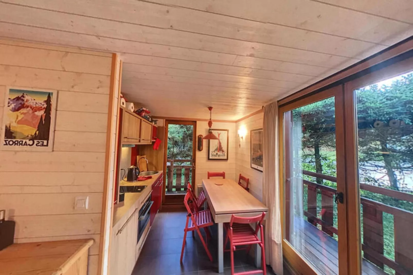 Chalets à Les Carroz-d'Arâches-Küche