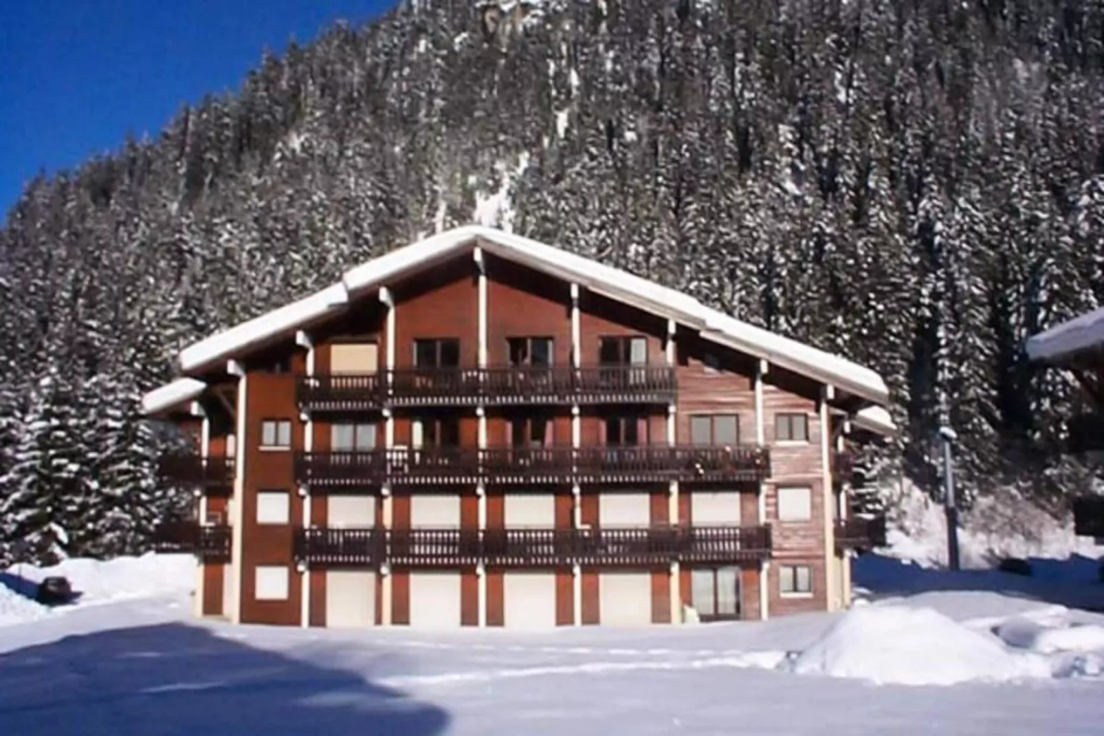 Résidence Le Perce-neige-Außenbereich Sommer