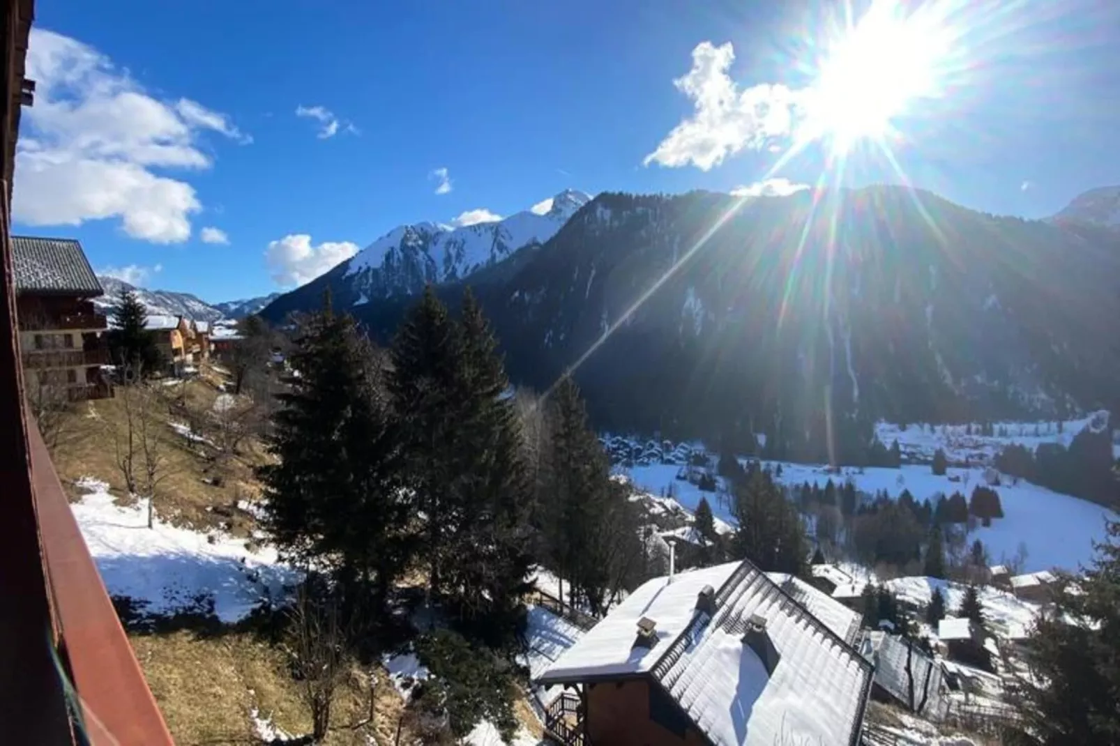 Chalets De Barbessine-View in winter