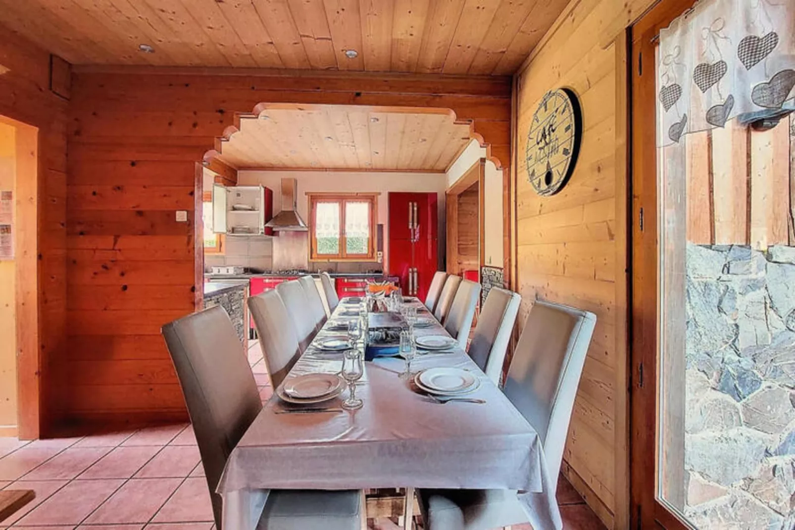 Chalets à Morzine-Esszimmer