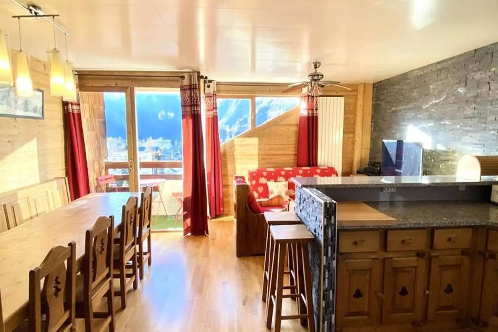 Résidence Les Bleuets-Living room