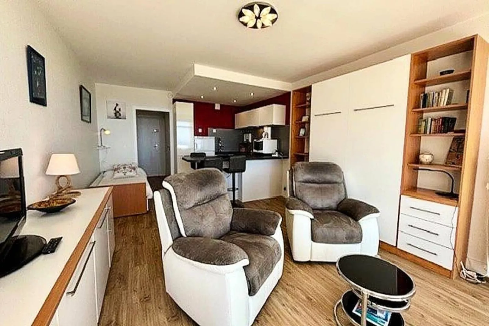 Résidence Les 3 Iles-Wohnzimmer