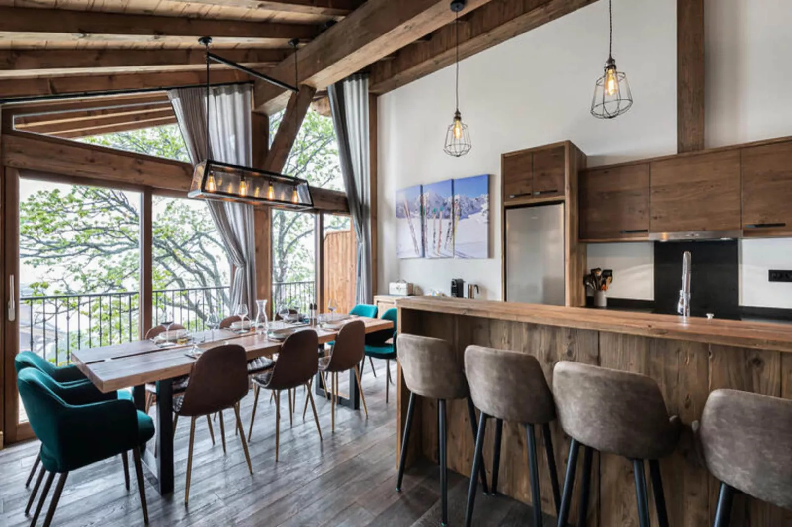 Résidence La Ferme Des Lanches-Salle à manger