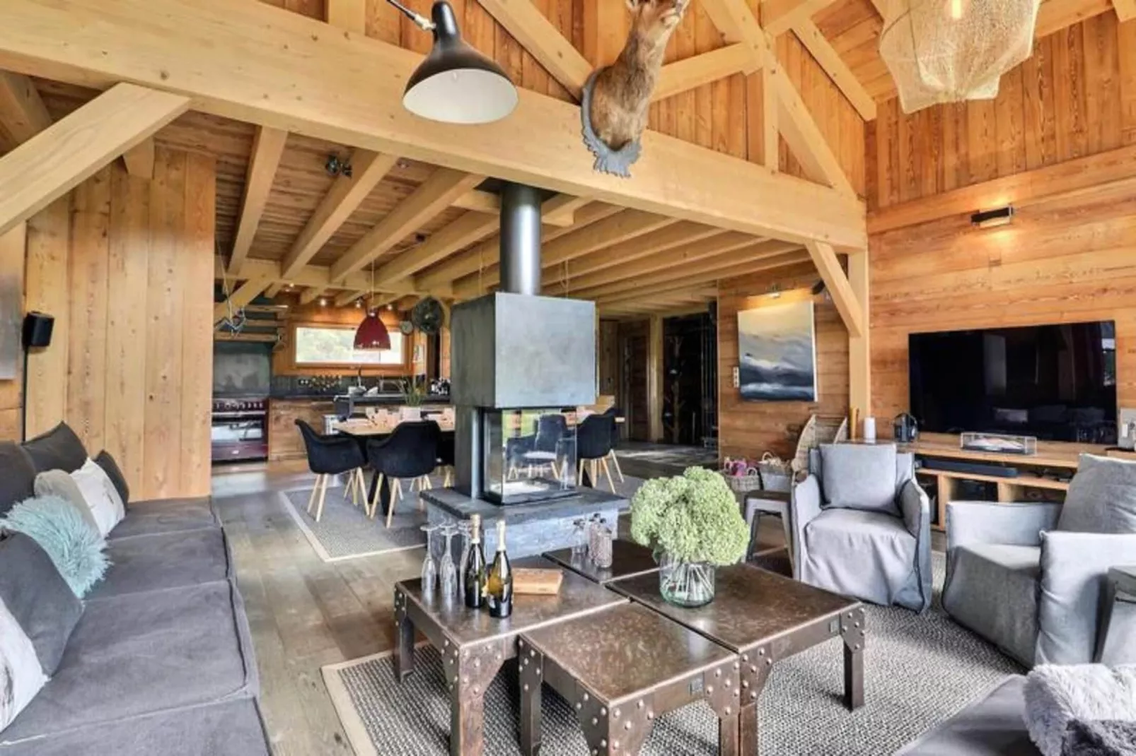 Chalet Ressource-Wohnzimmer