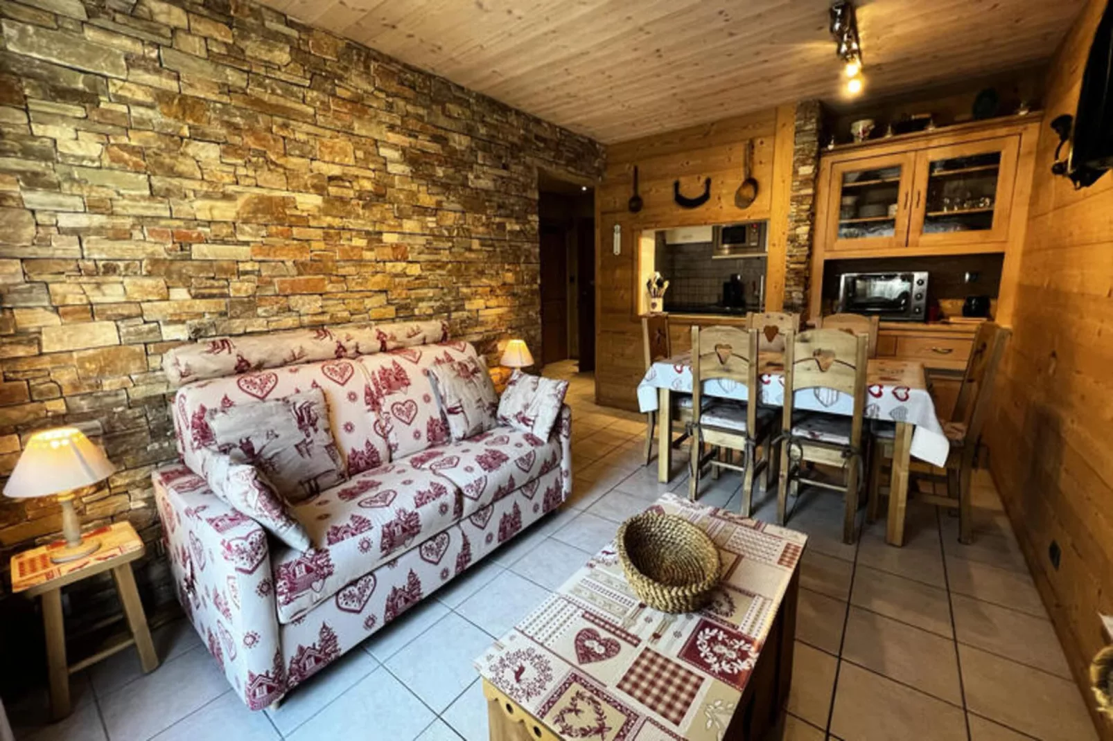 Appartements à La Clusaz-Living room