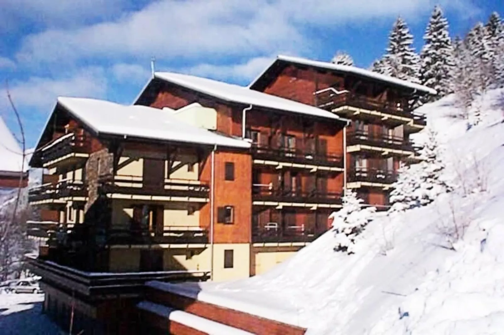 Résidence Le Yeti-Außenbereich Winter