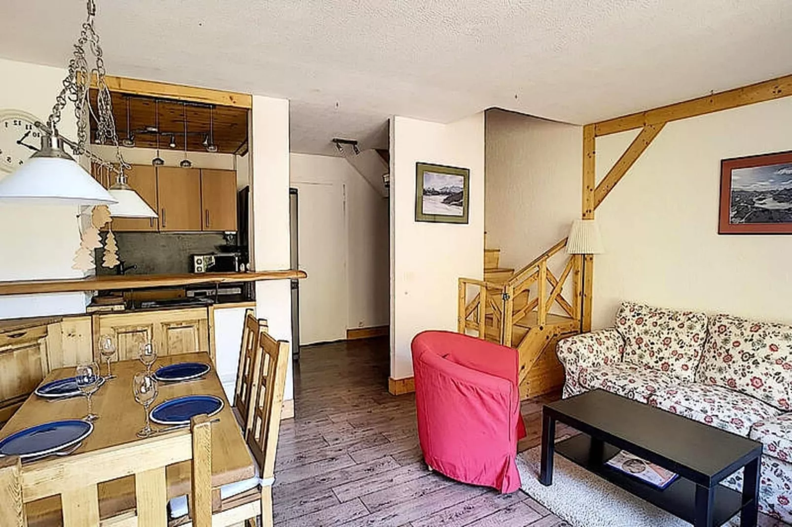 Appartements à Saint Jean d'Aulps-Wohnzimmer