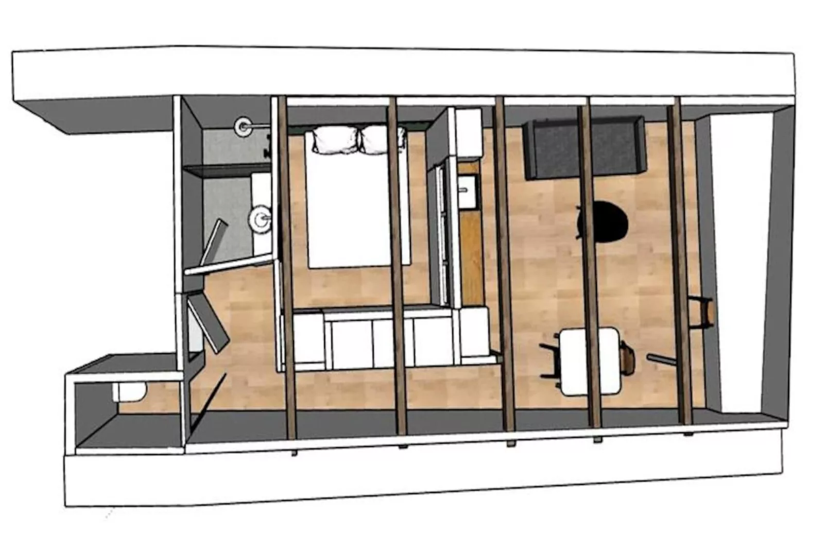 Appartement L&rsquo;hirondelle | Les Nids De La Diane-Image-tags.