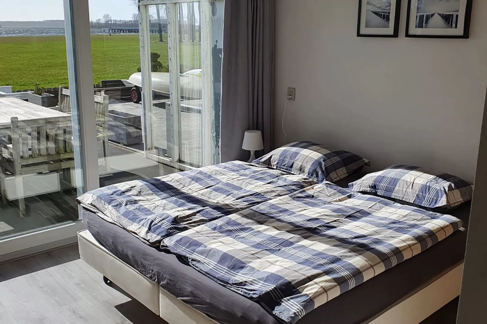 Lake house-Schlafzimmer